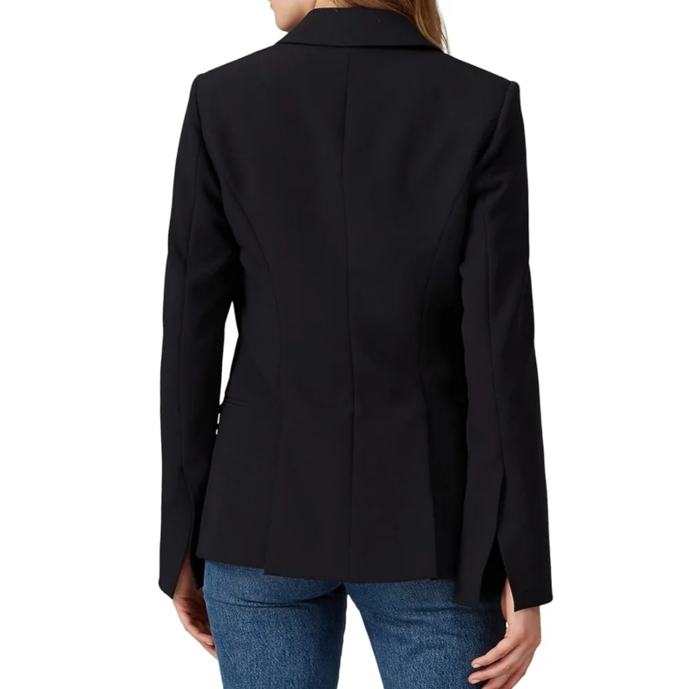 Prabal Gurung Black Tie Blazer, Size 8 - Picture 3 of 15